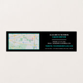 Bikini Model, Tanning Salon Gedetailleerde Loyalty Visitekaartje (Binnenkant ongevouwen)