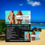 Bikini-modellen, Tanning Salon Adverteren Flyer<br><div class="desc">Bikini-modellen,  Tanning Salon Adverteren brochures in de winkel van het Visitekaartje.</div>