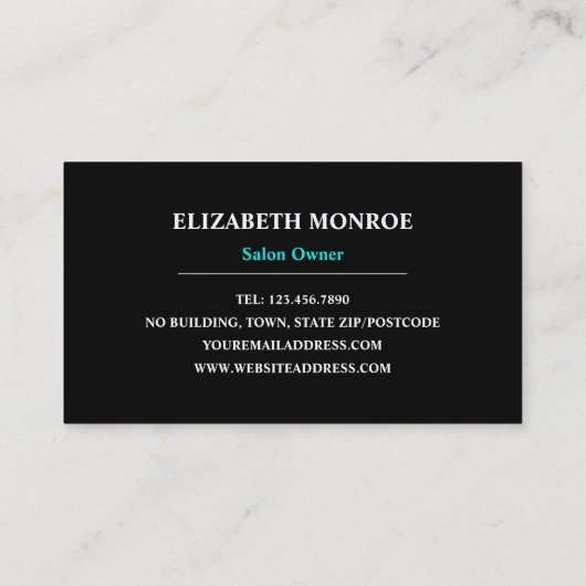 Bikini Models, Tanning Salon Visitekaartje (Achterkant)