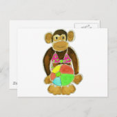 Bikini Monkey Briefkaart (Voorkant / Achterkant)