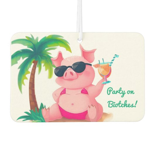 Bikini Pig Luchtverfrisser (Voorkant)