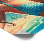 Bikini Pin-up Poster (Hoek)