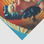  Bikini Pin-up Tissuepapier (Detail)