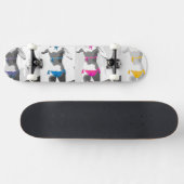 ~Bikini~ POP ART SKATE DECK, PAS HET AAN! Skateboard (Horizontaal)