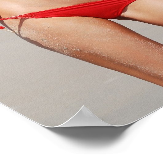 Bikini-Poster Poster (Hoek)
