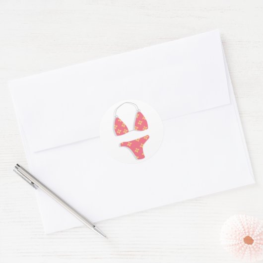 Bikini Ronde Sticker (Envelop)