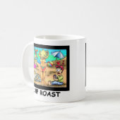 Bikini Rump Roast Funny Offbeat T - shirts en cade Koffiemok (Voorkant links)