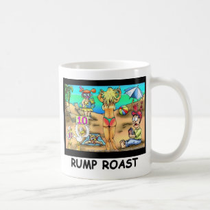 Bikini Rump Roast Funny Offbeat T - shirts en cade Koffiemok