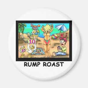 Bikini Rump Roast Grappige Offbeat T-shirts & Cade Magneet