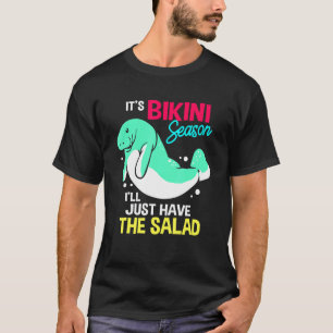 Bikini Seizoen Zomer Manatee T-shirt