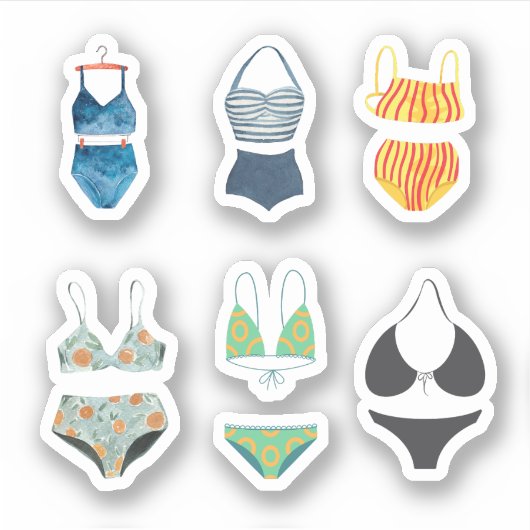 Bikini Stickers (Voorkant)