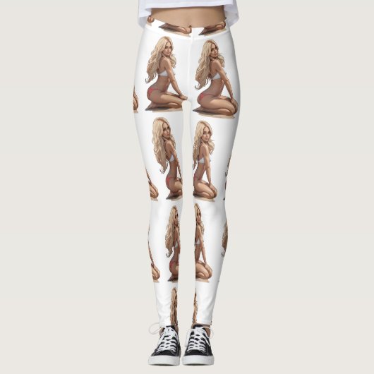 Bikini strand meisje Thunder_Cove Leggings (Voorkant)