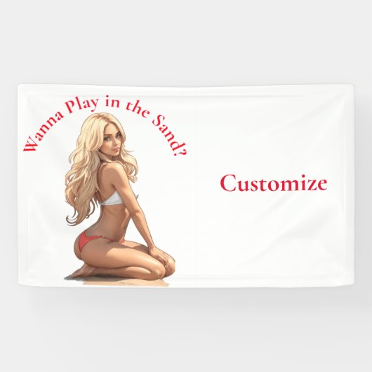 Bikini strand meisje Thunder_Cove Spandoek (Horizontaal)