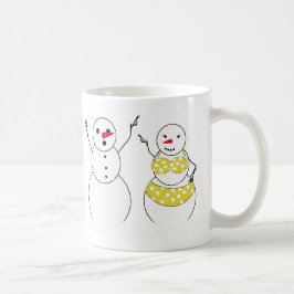 Bikini Tijd Sneeuwmannen Koffiemok