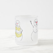 Bikini Time Snowmen Matglas Koffiemok (Center)