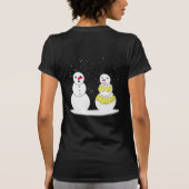 Bikini Time Snowmen T-shirt (Achterkant)