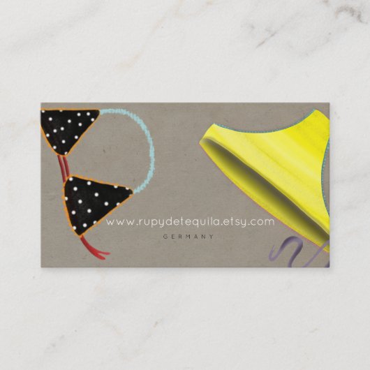 Bikini Top Summer Visitekaartjes (Voorkant)