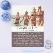 Bikini Vacation, Travel Agent Advert Flyer (Enkel)