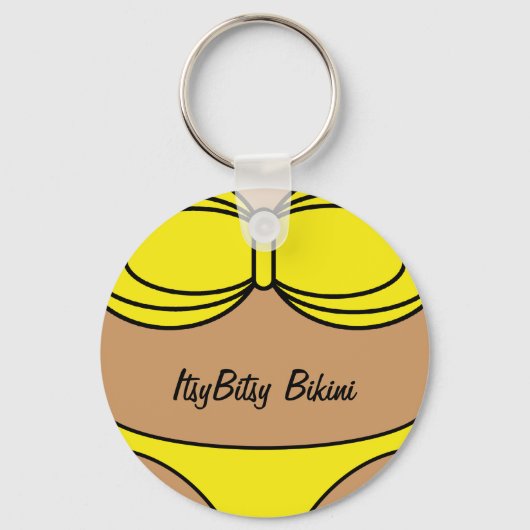 Bikini Yellow Sleutelhanger (Voorkant)