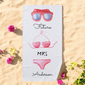 Bikini zonnebril Future Mrs Beach Handdoek