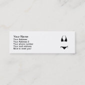 Bikini-zwemkleding Mini Visitekaartje (Voorkant)