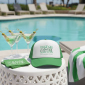 Bikinibadjes en Martini's Strand Bachelorette-fees Trucker Pet