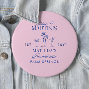 Bikinibroekjes en martini's Elegante vintage vrijg Ronde Button 6,0 Cm