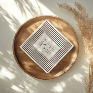 Bikinibroekjes en martini's Elegante vintage vrijg Servet