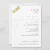 Bikinibroekjes en Martinis Uitnodiging voor Bachel (Achterkant)