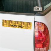 bikinimeisje bumpersticker (Op Truck)