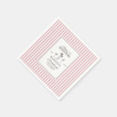 Bikinis and martinis Elegant vintage bachelorette  Servet (Hoek)