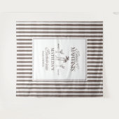 Bikinis and martinis Elegant vintage bachelorette Wandkleed (Voorkant (horizontaal))