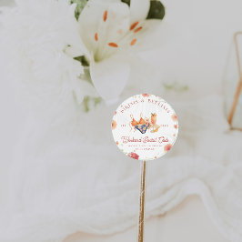 Bikinis & Bellinis Bruidsfeest Club Ronde Sticker