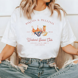 Bikinis & Bellinis vrijgezellenclub T-shirt
