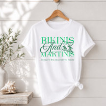 Bikinis en Martinis Aangepaste Bachelorette Feestj