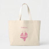 Bikini's en Martinis Bachelorette Canvas tas (Voorkant)
