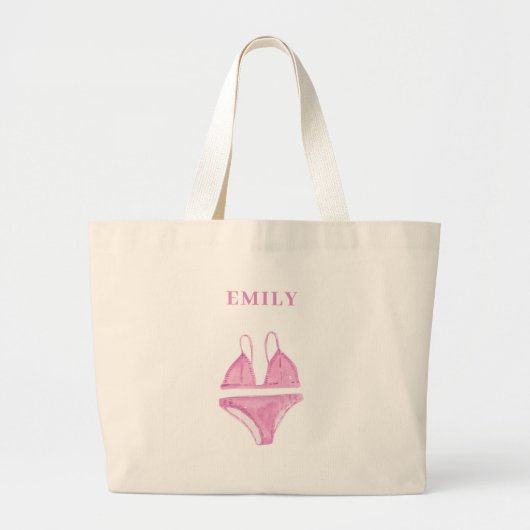 Bikini's en Martinis Bachelorette Canvas tas (Voorkant)