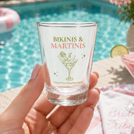 Bikinis en Martinis Bachelorette Party Bach Beach Shot Glas