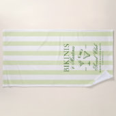 Bikini's en Martinis Bachelorette Strandlaken (Voorkant)