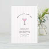 Bikinis en Martinis Bachelorette-weekend Kaart (Staand voorkant)