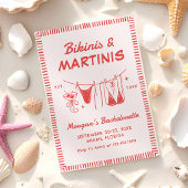 Bikinis en Martinis Bachelorettefeest Itinerarium Kaart