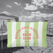 Bikini's en Martinis de Bach Club Green Stripe Etui