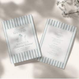 Bikinis en martinis Elegante vrijgezellenfeest Kaart