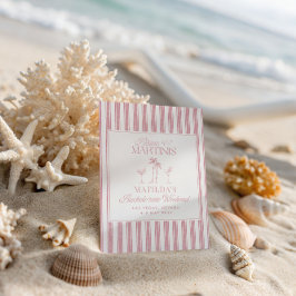 Bikinis en martinis Elegante vrijgezellenfeest Kaart