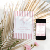 Bikinis en martinis Elegante  vrijgezellenfeest Kaart