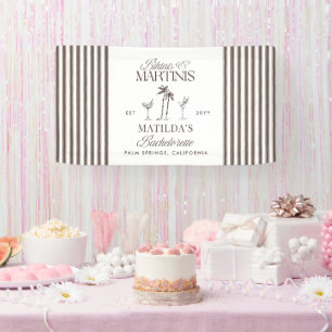 Bikinis en martinis Elegante  vrijgezellenfeest Spandoek