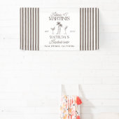 Bikinis en martinis Elegante  vrijgezellenfeest Spandoek (Insitu)