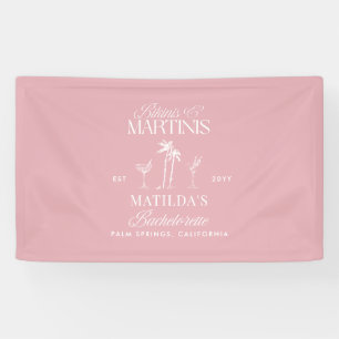 Bikinis en martinis Elegante  vrijgezellenfeest Spandoek