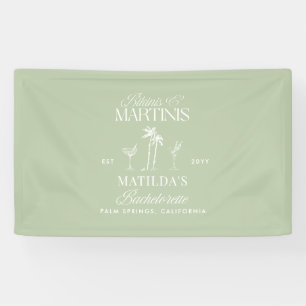 Bikinis en martinis Elegante  vrijgezellenfeest Spandoek