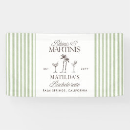 Bikinis en martinis Elegante vrijgezellenfeest Spandoek